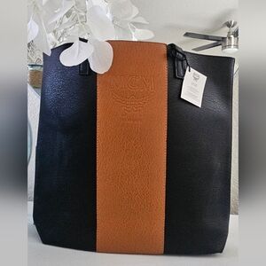 NWT MCM Parfums Limited Edition XL Vegan Leather Tote